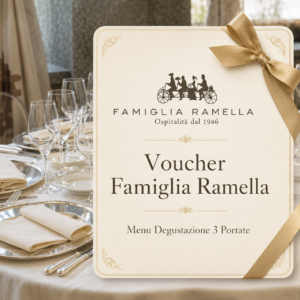 Voucher Famiglia Ramella: Menu Degustazione 3 Portate