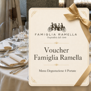 Voucher Famiglia Ramella: Menu Degustazione 4 Portate