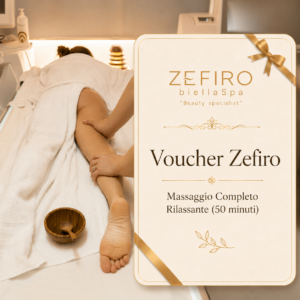 Voucher Zefiro: Massaggio Completo Rilassante (50 minuti)