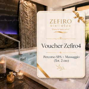 Voucher Zefiro4: Percorso SPA + Massaggio (Tot. 2 ore)